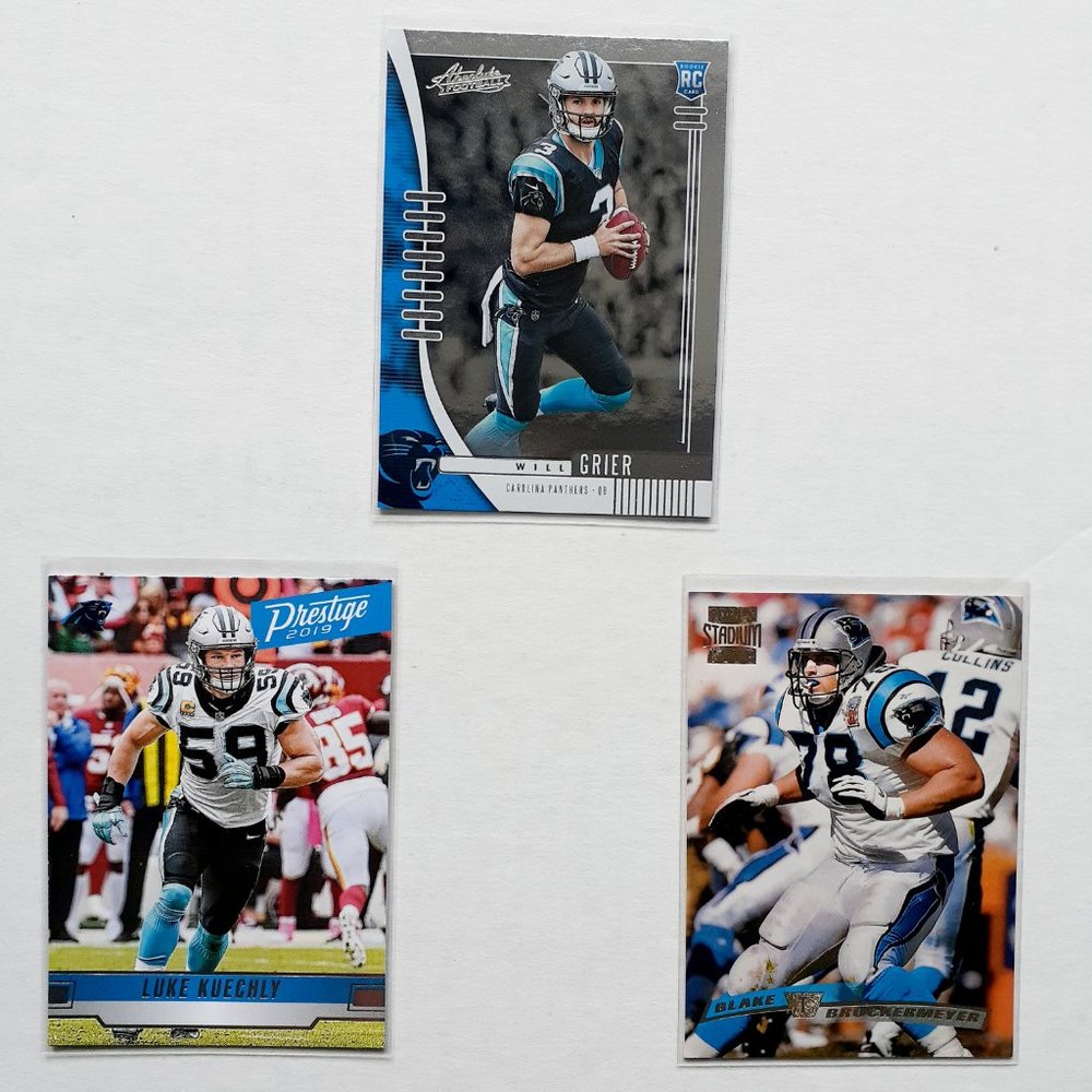 Carolina Panthers 9 Card Lot - FTBL [5_1] - Picture 3 of 8